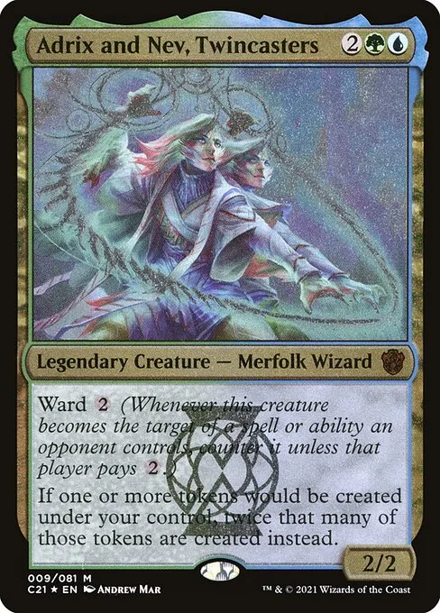 Adrix and Nev, Twincasters · Commander 2021 Display Commanders 9/5