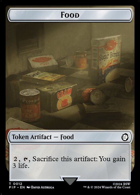 Food · Fallout Tokens 12/22