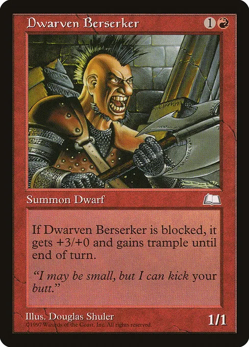 Dwarven Berserker · Weatherlight 97/167