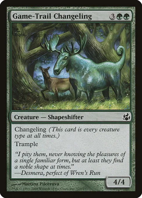 Game-Trail Changeling · Morningtide 123/150