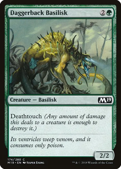 Daggerback Basilisk · Core Set 2019 174/314