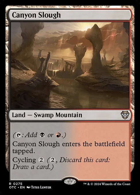 Canyon Slough · Outlaws of Thunder Junction Commander 275/342
