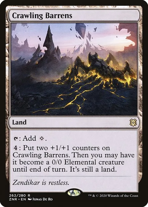 Crawling Barrens · Zendikar Rising 262/407