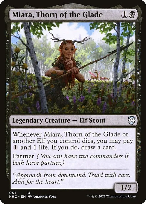 Miara, Thorn of the Glade · Kaldheim Commander 51/119