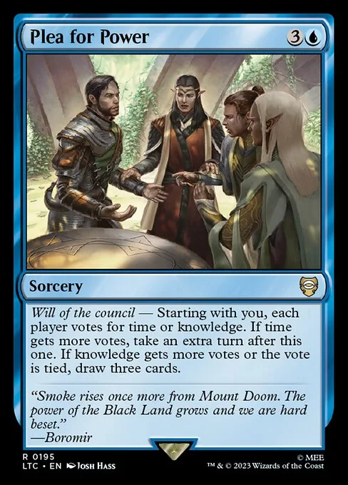 Plea for Power · Tales of Middle-earth Commander 195/591
