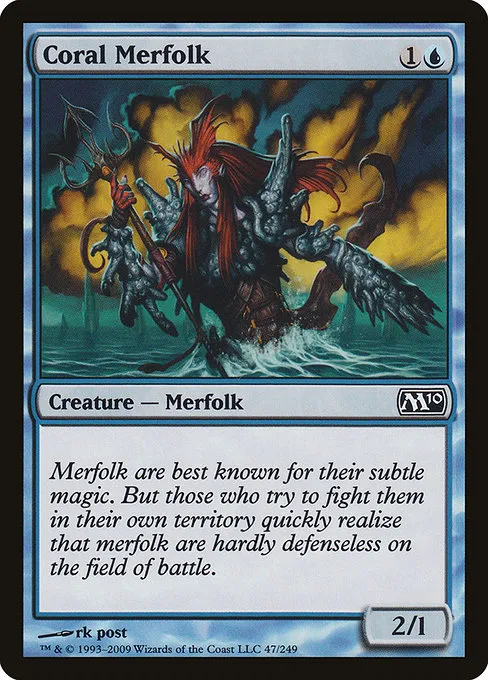 Coral Merfolk · Magic 2010 47/249
