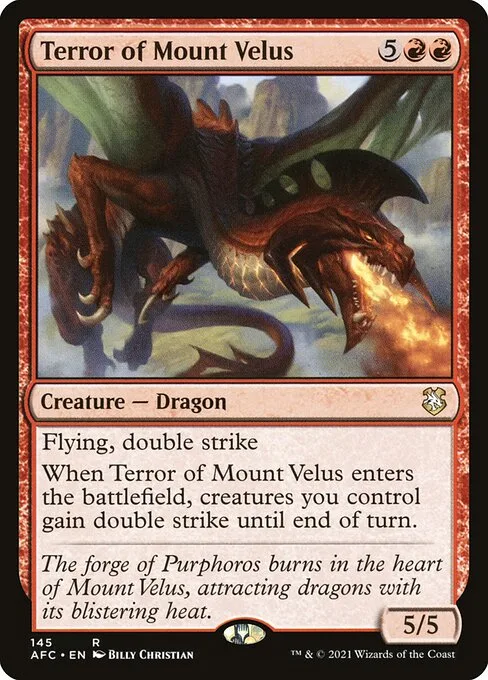 Terror of Mount Velus · Forgotten Realms Commander 145/331
