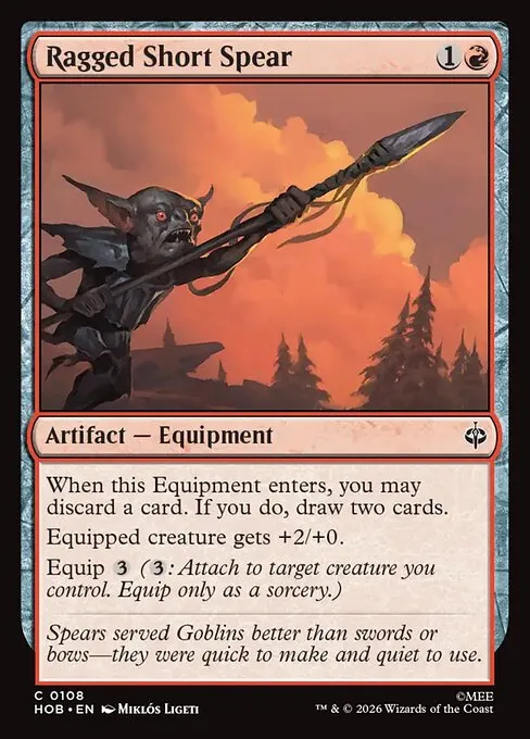 Ragged Short Spear · The Hobbit 108/39
