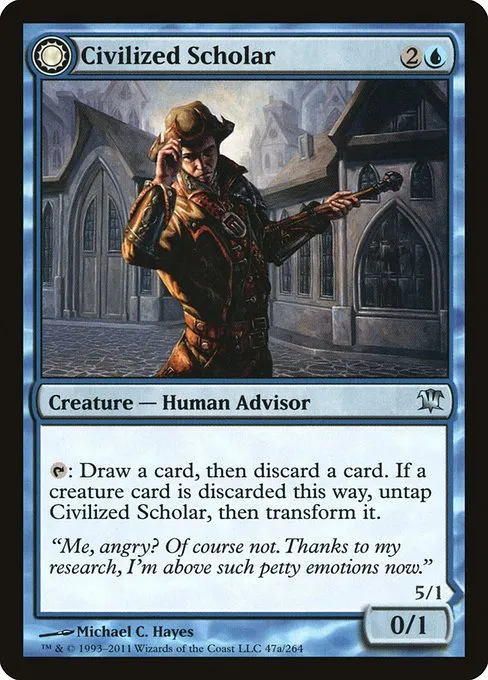 Civilized Scholar // Homicidal Brute · Innistrad 47/264