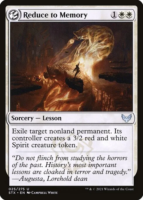 Reduce to Memory · Strixhaven: School of Mages 25/393