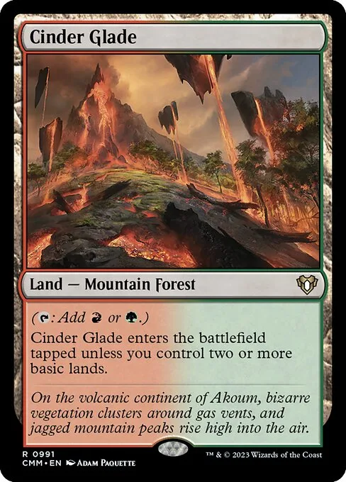 Cinder Glade · Commander Masters 991/1067
