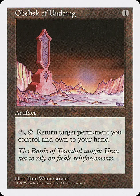 Obelisk of Undoing · Fifth Edition 392/460