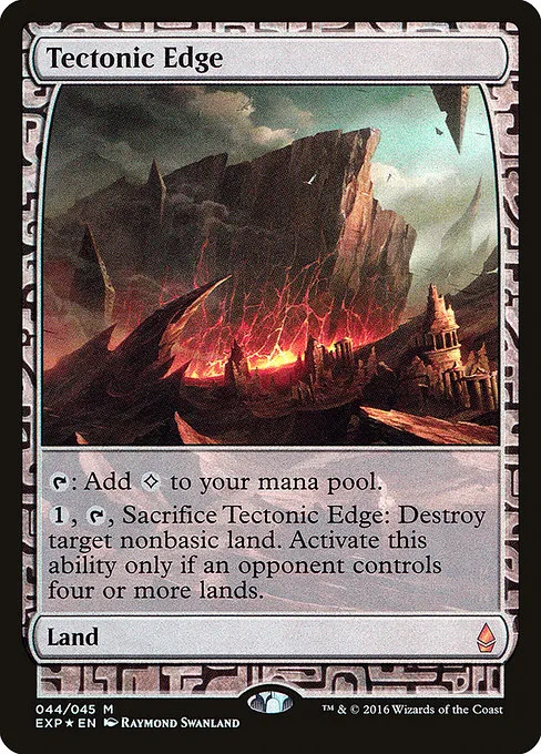Tectonic Edge · Zendikar Expeditions 44/45