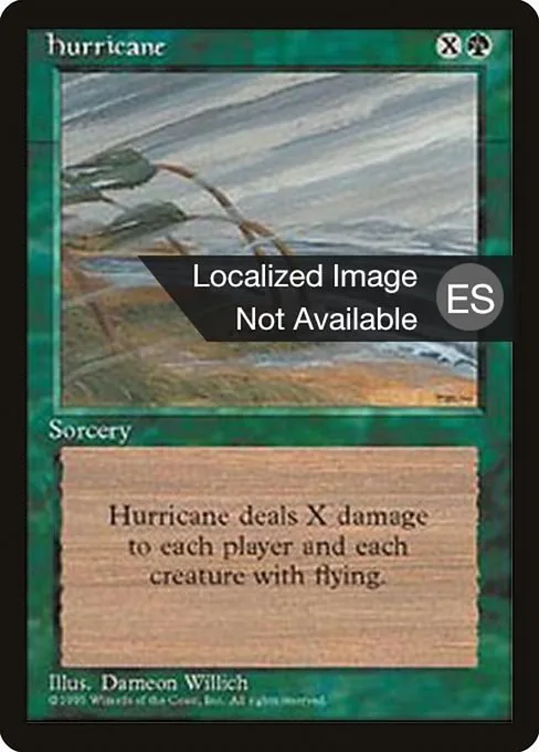 Hurricane · Fourth Edition Foreign Black Border 251/378