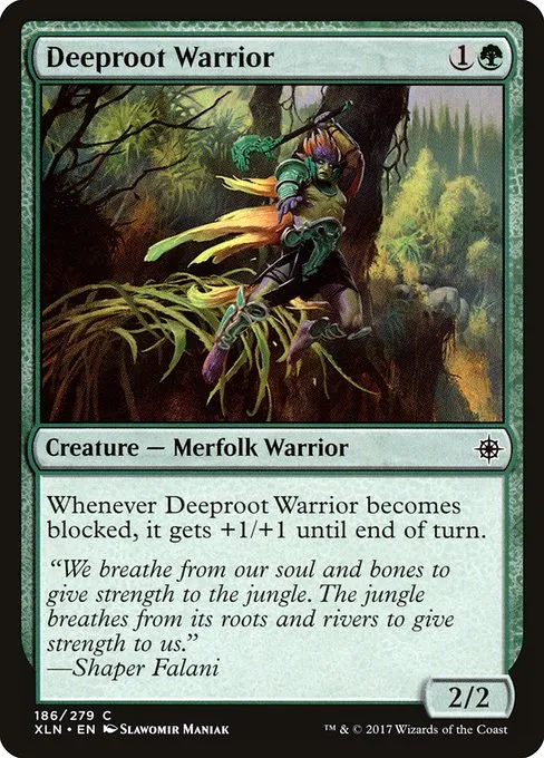 Deeproot Warrior · Ixalan 186/289