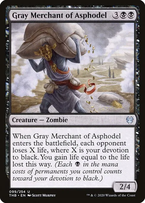 Gray Merchant of Asphodel · Theros Beyond Death 99/358