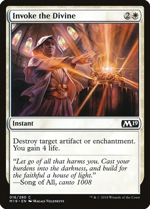 Invoke the Divine · Core Set 2019 16/314