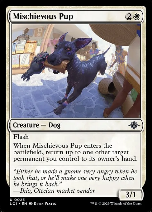 Mischievous Pup · The Lost Caverns of Ixalan 25/416