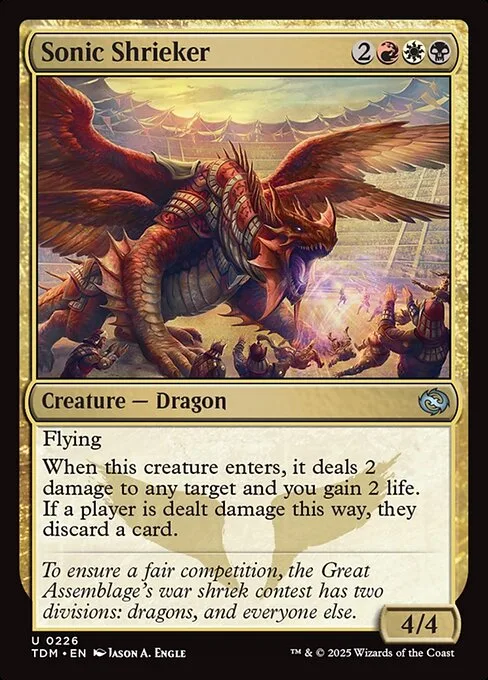 Sonic Shrieker · Tarkir: Dragonstorm 226/427