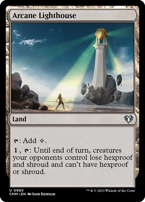 Arcane Lighthouse · Commander Masters 985/1067