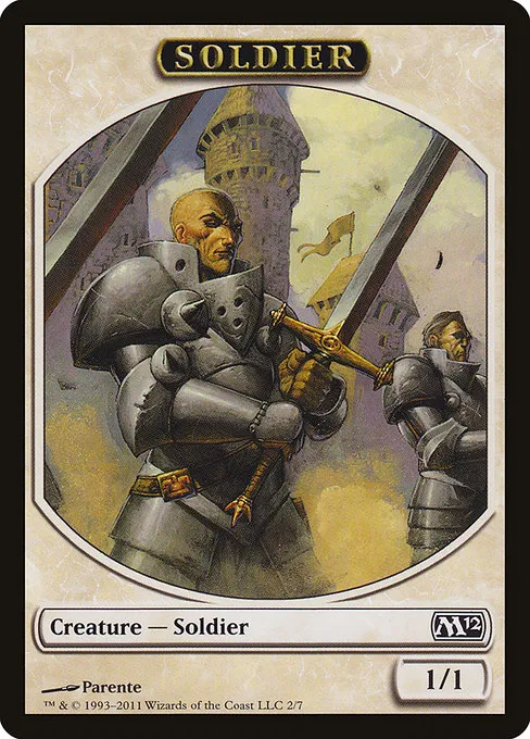 Soldier · Magic 2012 Tokens 2/7