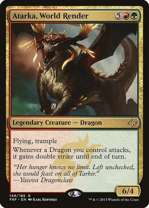 Atarka, World Render · Fate Reforged 149/191