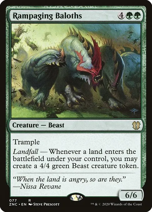 Rampaging Baloths · Zendikar Rising Commander 77/142
