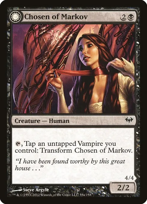 Chosen of Markov // Markov's Servant · Dark Ascension 55/158