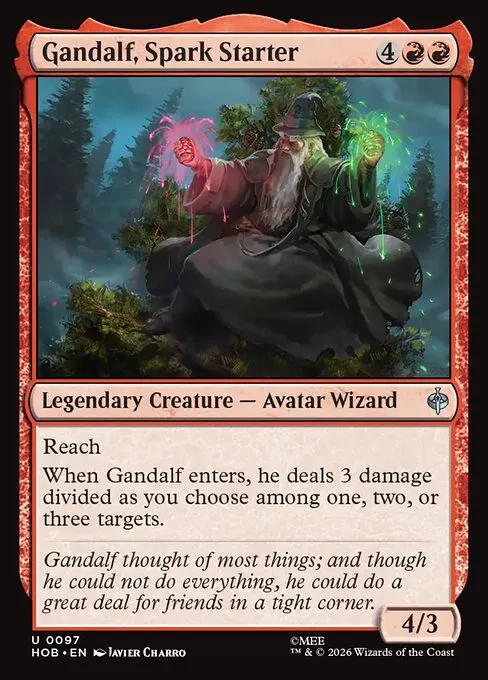 Gandalf, Spark Starter · The Hobbit 97/39