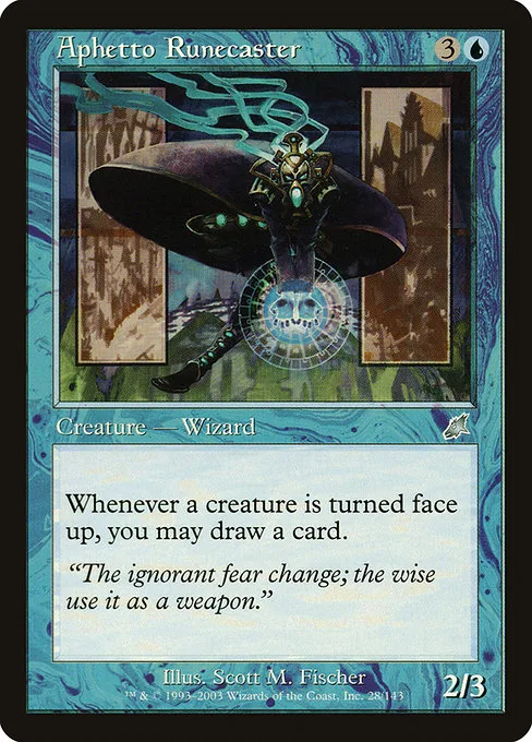 Aphetto Runecaster · Scourge 28/143
