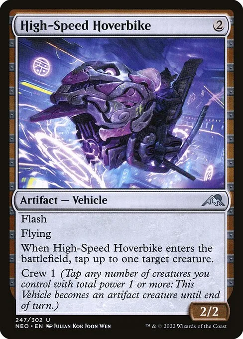 High-Speed Hoverbike · Kamigawa: Neon Dynasty 247/531