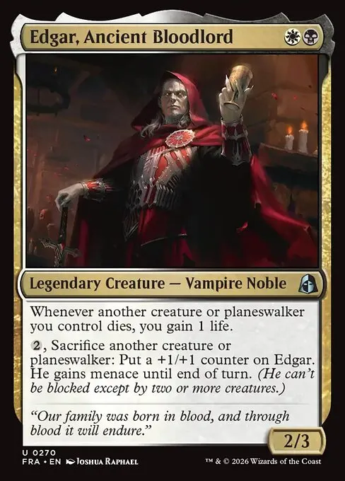 Edgar, Ancient Bloodlord · Reality Fracture 270/7
