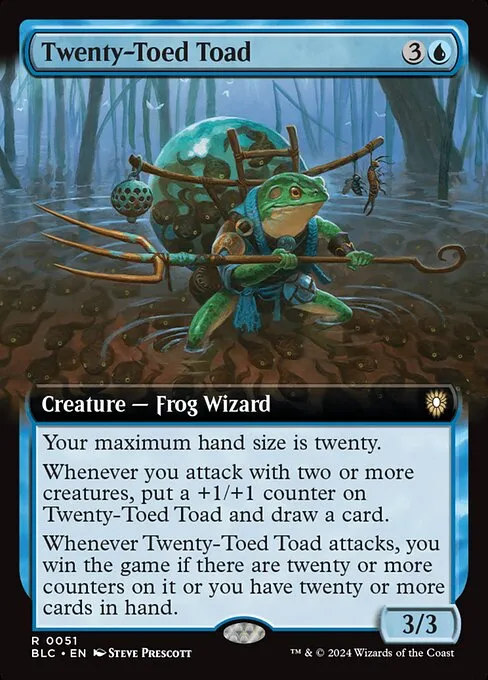 Twenty-Toed Toad · Bloomburrow Commander 51/356