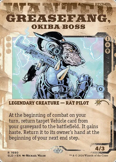 Greasefang, Okiba Boss · Secret Lair Drop 1690/2547