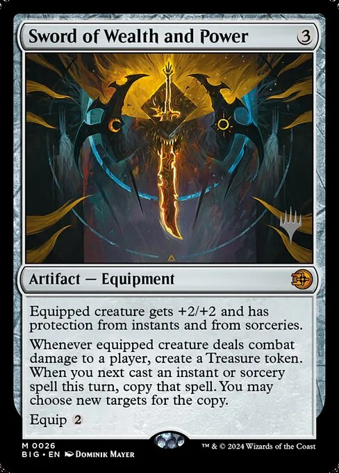 Sword of Wealth and Power · The Big Score Promos 26p/14