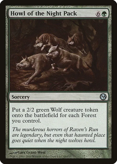 Howl of the Night Pack · Duels of the Planeswalkers 69/113