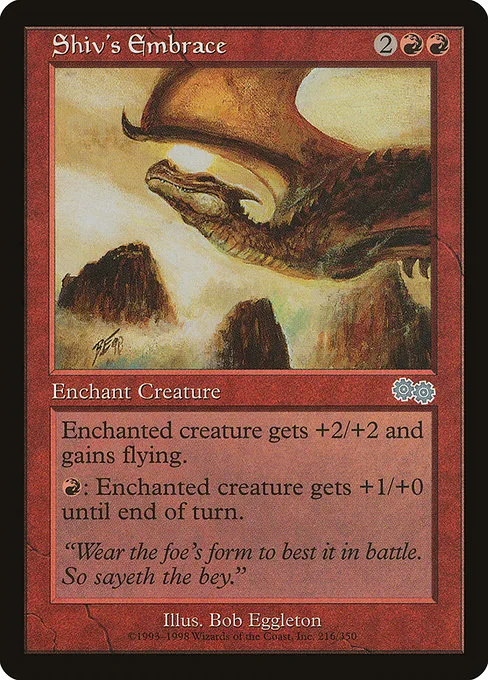 Shiv's Embrace · Urza's Saga 216/357
