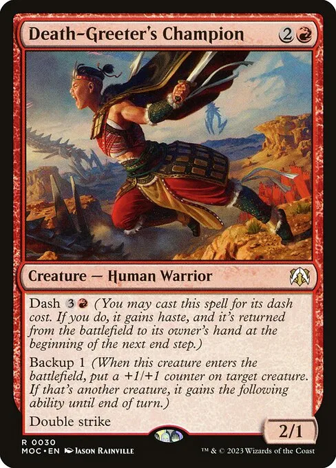 Death-Greeter's Champion · March of the Machine Commander 30/450