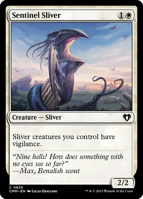 Sentinel Sliver · Commander Masters 835/1067