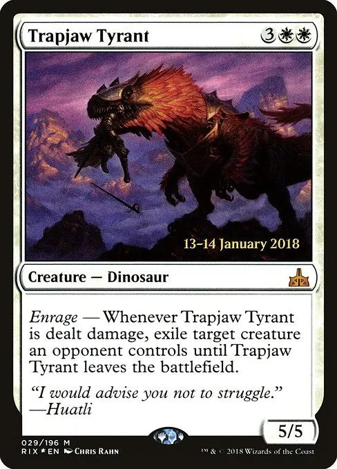Trapjaw Tyrant · Rivals of Ixalan Promos 29s/98
