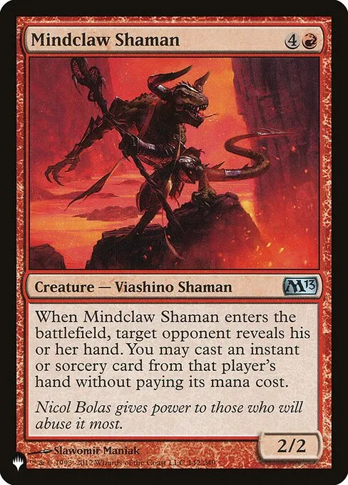 Mindclaw Shaman · The List M13-142/5050