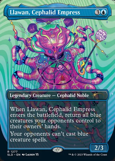 Llawan, Cephalid Empress · Secret Lair Drop 1277/2547