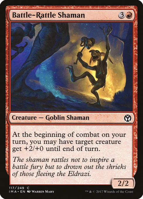 Battle-Rattle Shaman · Iconic Masters 117/249