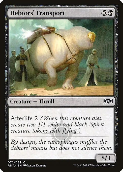 Debtors' Transport · Ravnica Allegiance 72/273