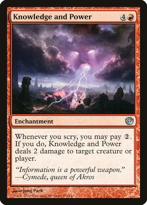 Knowledge and Power · Journey into Nyx 101/165