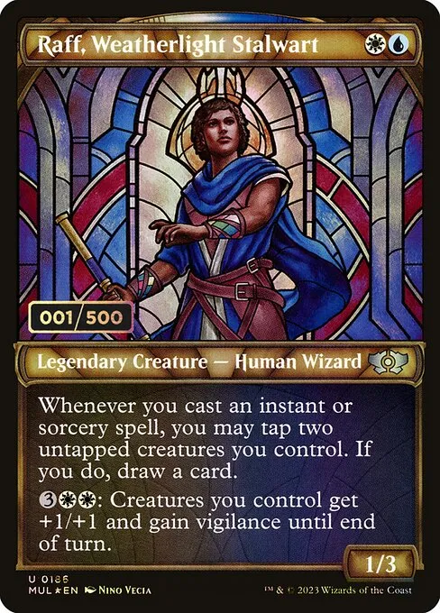 Raff, Weatherlight Stalwart · Multiverse Legends 186z/261