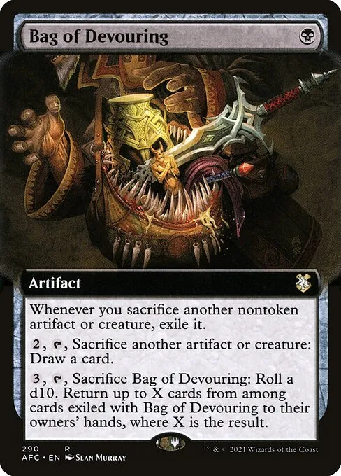 Bag of Devouring · Forgotten Realms Commander 290/331