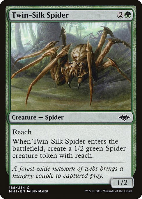 Twin-Silk Spider · Modern Horizons 188/255