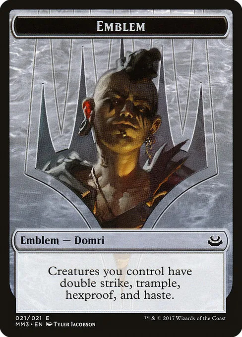 Domri Rade Emblem · Modern Masters 2017 Tokens 21/21