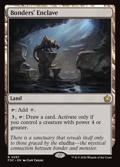 Bonders' Enclave · Foundations Commander 297/3